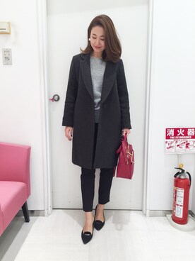 「M.deux（エムドゥ）のアイテム（アクセサリー）」を使った、miyaさん（レディース・155cm）の秋コーディネート