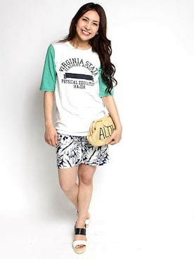 FREAK'S STORE HEAD OFFICE WOMENさん（レディース・160cm）の夏コーディネート