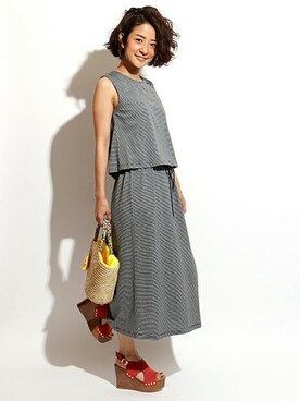 FREAK'S STORE HEAD OFFICE WOMENさん（レディース・160cm）の夏コーディネート