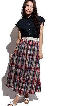 FREAK'S STORE HEAD OFFICE WOMENさん（レディース・160cm）の夏コーディネート