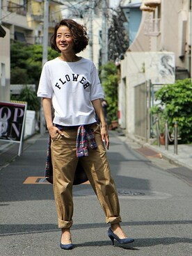 FREAK'S STORE HEAD OFFICE WOMENさん（レディース・160cm）の秋コーディネート