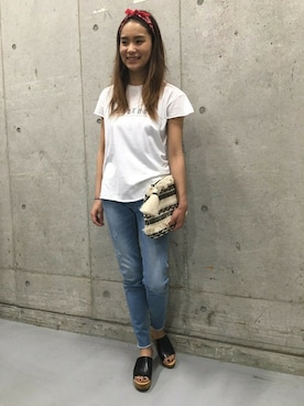 「ヘアアクセ」｜「アイテム（財布/小物）」を使った、FREAK'S STORE HEAD OFFICE WOMENさん（レディース・163cm）の春コーディネート