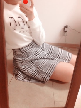 「スエット」｜いにこさん（レディース・152cm）の冬コーディネート