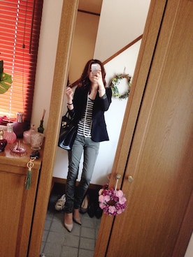 「MEDA（メダ）のアイテム」を使った、sumireさん（レディース・164cm）の春コーディネート