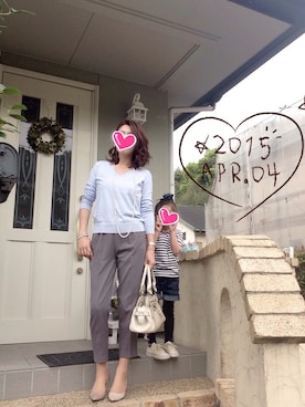 「MEDA（メダ）のアイテム」を使った、sumireさん（レディース・164cm）の春コーディネート