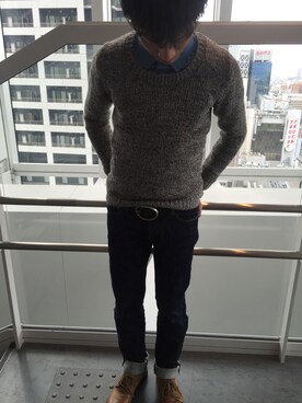 アッシュさん（メンズ・170cm）の春コーディネート