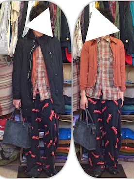「CABANE de ZUCCa（カバンドズッカ）のアイテム（ブルゾン）」を使った、かんちゃんさん（メンズ・169cm）の冬コーディネート