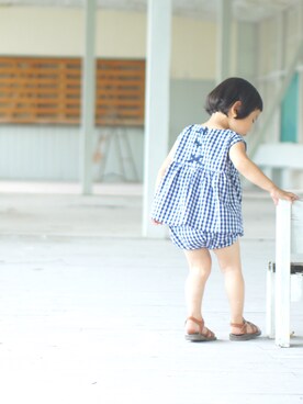  hananoiroさん（キッズ・90cm）の夏コーディネート