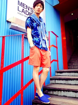 黒坂学さん（メンズ・171cm）の春コーディネート