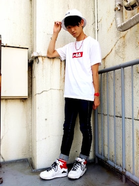 黒坂学さん（メンズ・171cm）の夏コーディネート