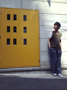 黒坂学さん（メンズ・171cm）の春コーディネート