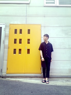 黒坂学さん（メンズ・171cm）の夏コーディネート