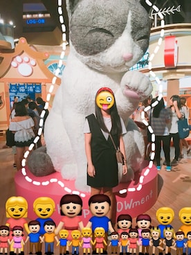「MONKI（モンキ）のアイテム（チュニック）」を使った、椰霖_さん（レディース・168cm）の秋コーディネート