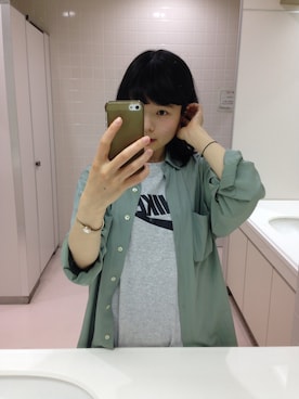 「トイレから失礼しやす」｜「アイテム（アナログ腕時計）」を使った、せんごさん（レディース・153cm）の夏コーディネート