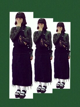 「jouetie（ジュエティ）のアイテム（サロペット/オーバーオール）」を使った、KAORIさん（レディース・162cm）の春コーディネート