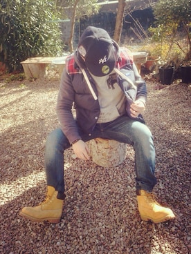 「PENFIELD USA（ペンフィールドユーエスエー）のアイテム」を使った、ユウキさん（メンズ・178cm）の冬コーディネート