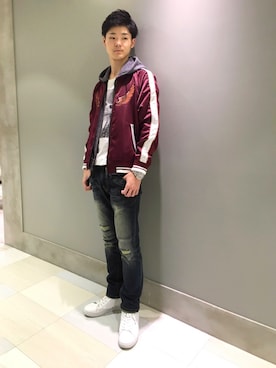 「ラトルトラップ」｜「アイテム（その他アウター）」を使った、Kohei Satoさん（メンズ・177cm）の秋コーディネート