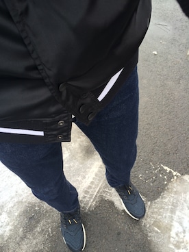 「F.C.R.B.（エフシーアールビー）のアイテム（ブルゾン）」を使った、charlotteさん（メンズ・185cm）の春コーディネート