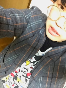 病-民。(やーみん。)さん（レディース・157cm）の冬コーディネート