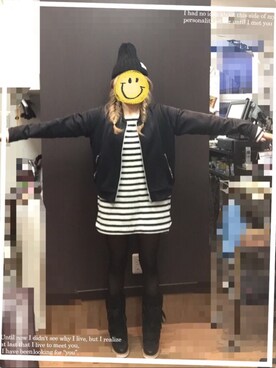 「DOUBLE STANDARD CLOTHING（ダブルスタンダードクロージング）のアイテム（ブーツ）」を使った、makka0122さん（レディース・154cm）の秋コーディネート
