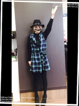 「ハロウィン」｜「アイテム（ブーティ）」を使った、makka0122さん（レディース・154cm）の秋コーディネート