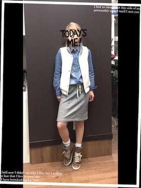 「Language（ランゲージ）のアイテム（トップス）」を使った、makka0122さん（レディース・154cm）の冬コーディネート