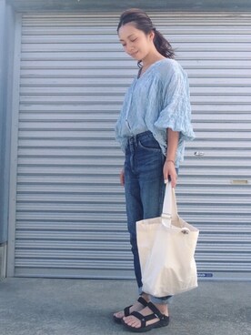 a。さん（レディース・155cm）の夏コーディネート