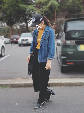 「MONKI」｜ともなさん（レディース・163cm）の冬コーディネート