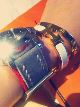 「PANERAI（パネライ）のアイテム」を使った、Rose L.蕾さん（レディース・166cm）の秋コーディネート