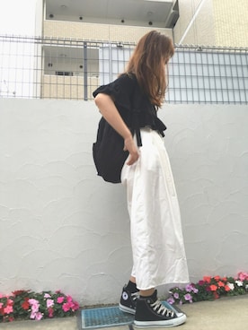 「ハイカット」｜「アイテム（その他）」を使った、ゆさん（レディース・152cm）の夏コーディネート