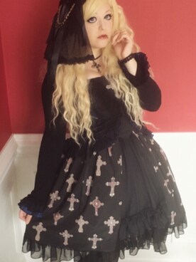 「lolitafashion」｜「アイテム（ジャケット/アウター）」を使った、Amara Von Nachtさん（レディース・163cm）の秋コーディネート
