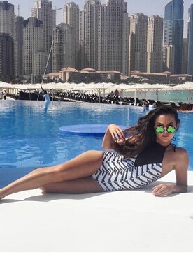 「アイテム（水着）」を使った、rubiaさん（レディース・162cm）の夏コーディネート