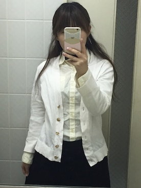 「TORY BURCH（トリーバーチ）のアイテム（トップス）」を使った、めーりんさん（レディース・148cm）の冬コーディネート