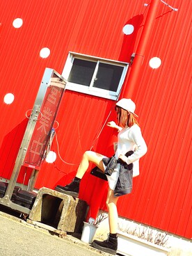 「LILY BROWN（リリーブラウン）のアイテム（デニムジャケット）」を使った、yuchaさん（レディース・153cm）の春コーディネート
