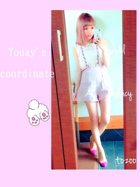 yuchaさん（レディース・153cm）の夏コーディネート