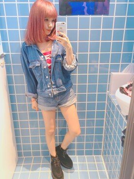 yuchaさん（レディース・153cm）の夏コーディネート