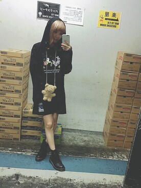 「merry jenny（メリージェニー）のアイテム（その他）」を使った、yuchaさん（レディース・153cm）の夏コーディネート
