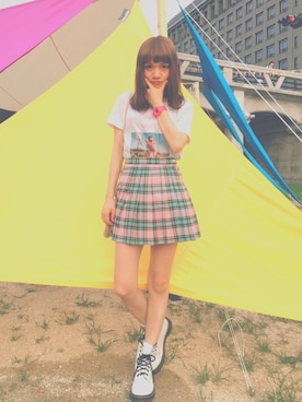 yuchaさん（レディース・153cm）の夏コーディネート