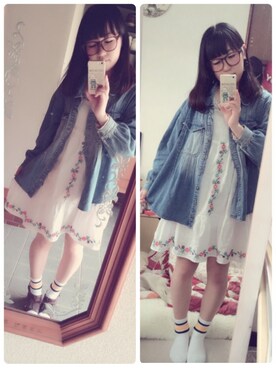 ゆう(｡•ө•｡)さん（レディース・153cm）の春コーディネート