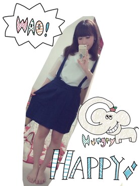 ゆう(｡•ө•｡)さん（レディース・153cm）の夏コーディネート