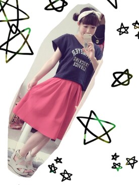 ゆう(｡•ө•｡)さん（レディース・153cm）の夏コーディネート