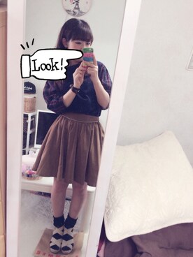 ゆう(｡•ө•｡)さん（レディース・152cm）の秋コーディネート