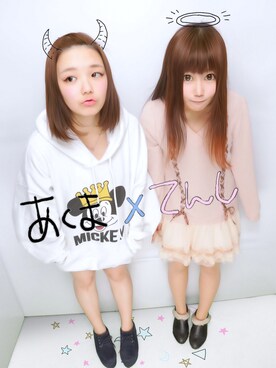「ゆるゆる」｜「アイテム（その他シューズ）」を使った、ひのっちさん（レディース・159cm）の冬コーディネート