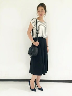 「Spick & Span（スピックアンドスパン）のアイテム（その他パンツ）」を使った、AiRIさん（レディース・168cm）の夏コーディネート