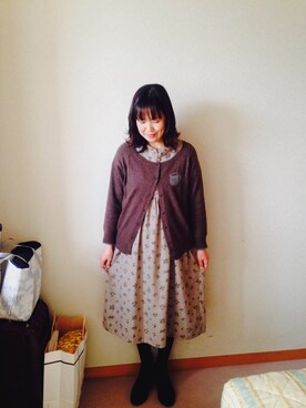 yumi*さん（レディース・163cm）の冬コーディネート