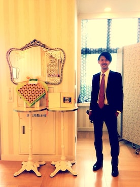 「united arrows」｜「アイテム（スーツジャケット）」を使った、masachinさん（メンズ・182cm）の秋コーディネート