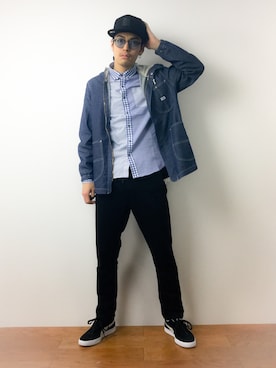 「Carhartt WIP（カーハートダブリューアイピー）のアイテム（帽子）」を使った、ryuto irieさん（メンズ・176cm）の春コーディネート