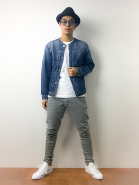 「Blue Standard （ブルースタンダード）のアイテム」を使った、ryuto irieさん（メンズ・176cm）の春コーディネート