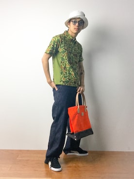 「Carhartt WIP（カーハートダブリューアイピー）のアイテム（帽子）」を使った、ryuto irieさん（メンズ・176cm）の春コーディネート