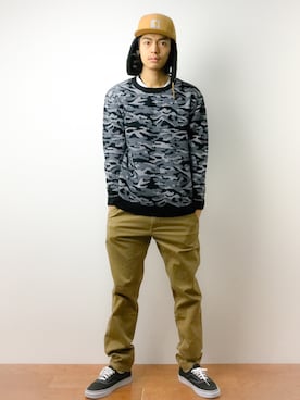 「Blue Standard （ブルースタンダード）のアイテム」を使った、ryuto irieさん（メンズ・176cm）の春コーディネート
